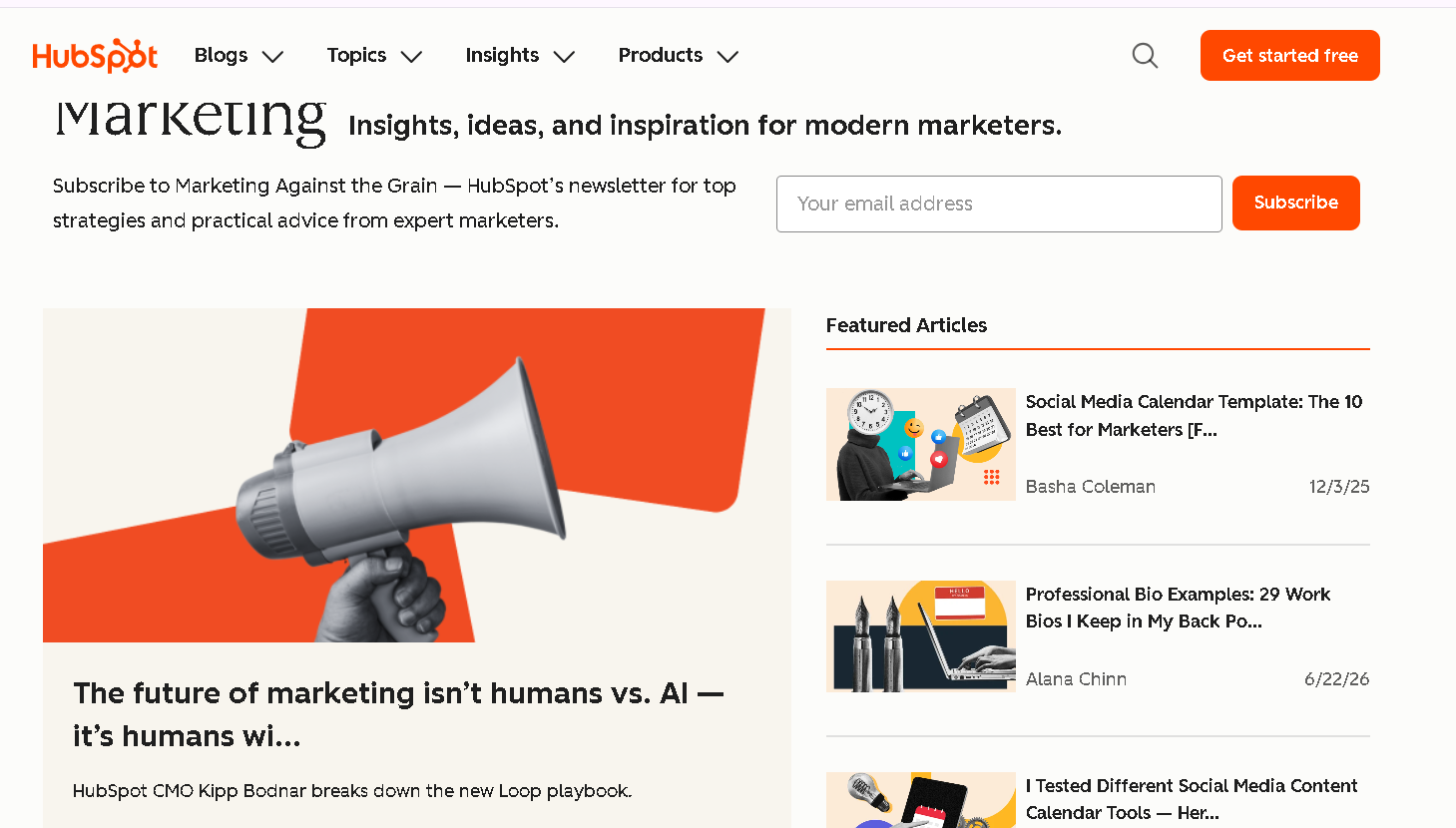 : HubSpot Content Marketing to Get Leads